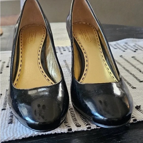 Coach Sheri black patent leather - Picture 2 of 8